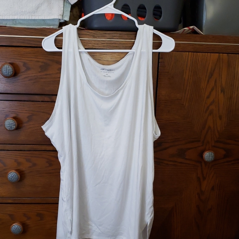 Joe Fresh Classic White Tank Top